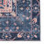 Tapis bleu foncé / rose lavable à la machine Issa-62289973