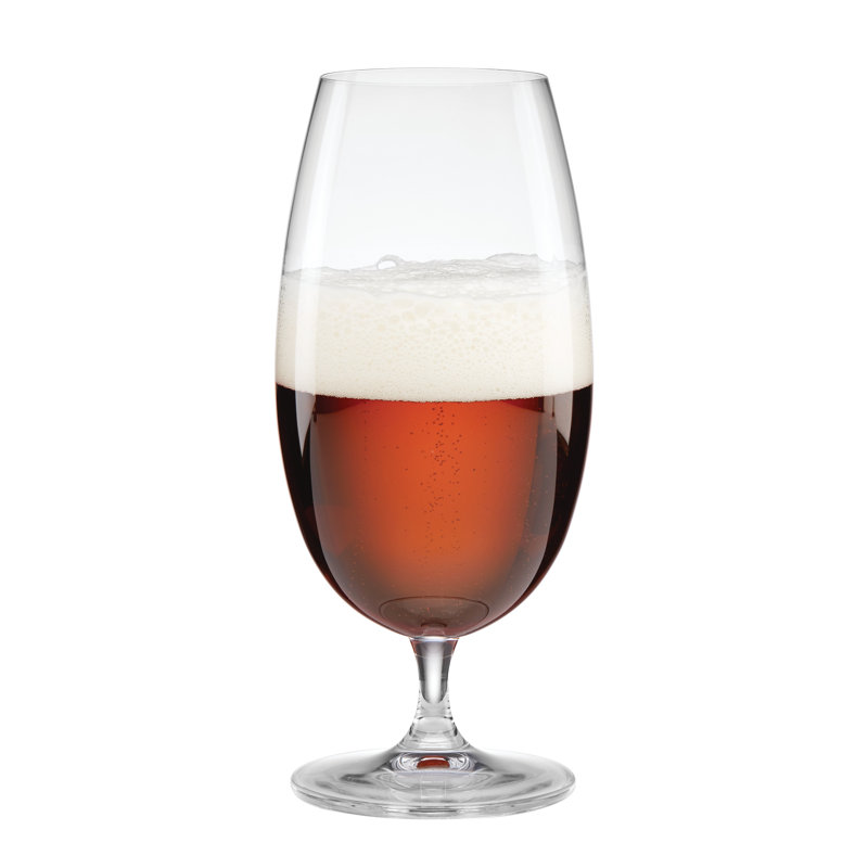 Tuscany Clear Glass 4-Piece Beer Glass Set