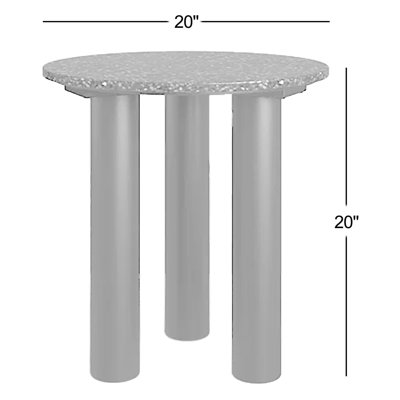 Pike Stone Top End Table