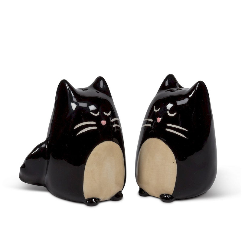 Mr. MJs Simple Cat Salt and Pepper Shaker Set