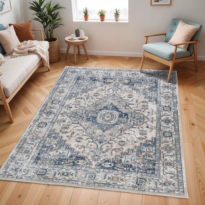Blannie Floral Machine Tufted Area Rug, Rectangle 160 x 220 cm