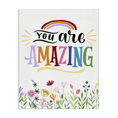 You Are Amazing Encouragement Canvas, design by Kim Allen