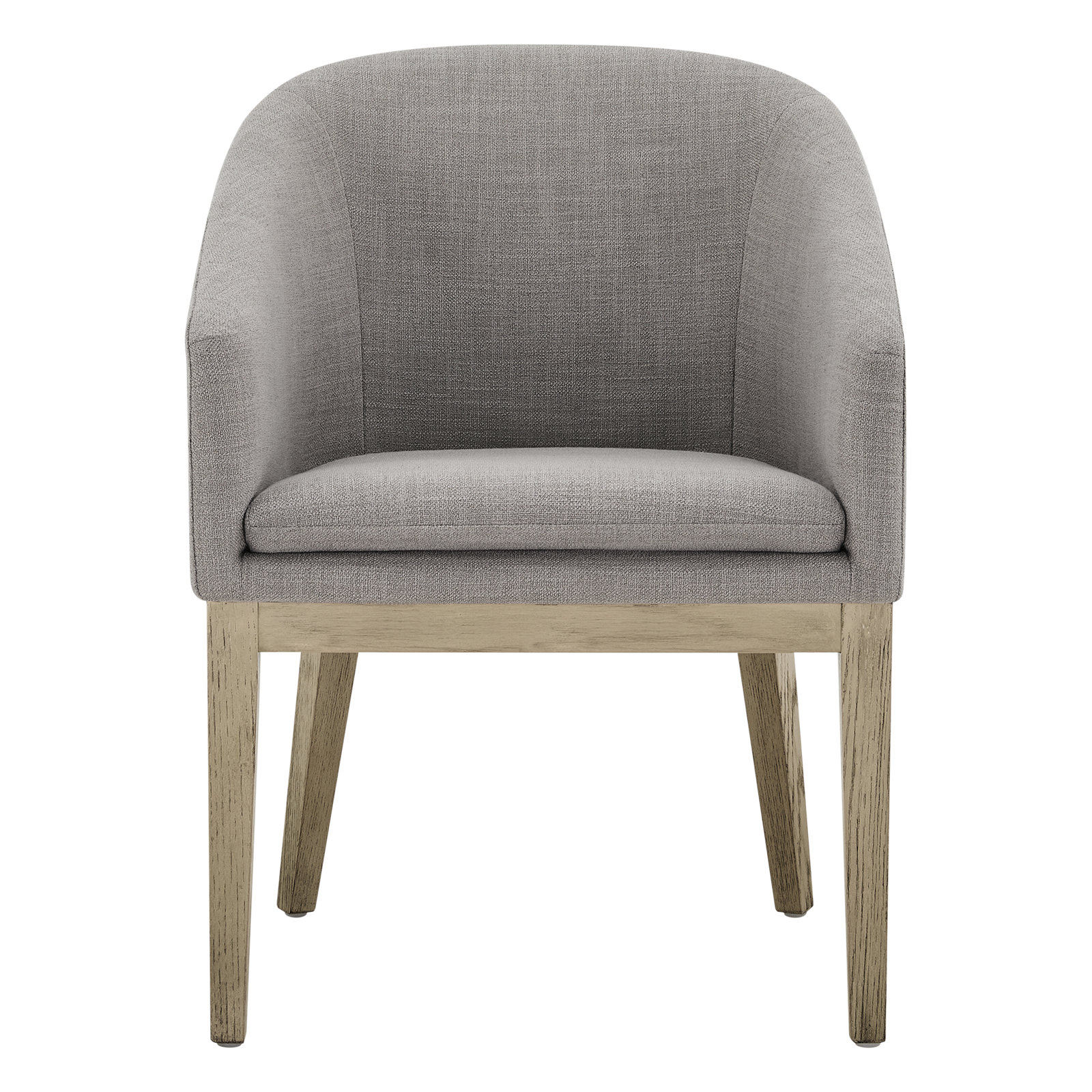 Bethea Dining Armchair, Polyester Gray