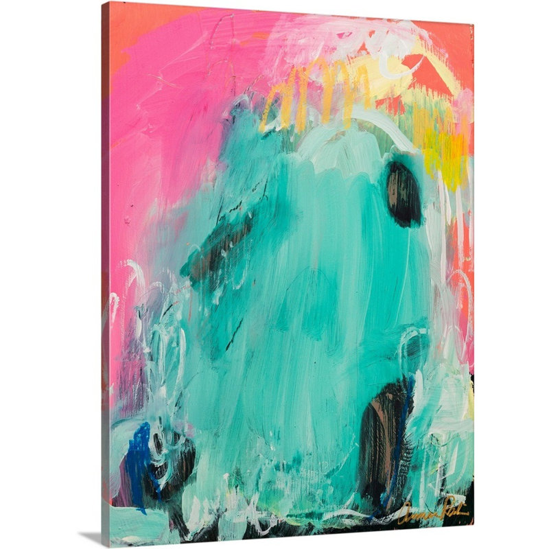"Tell me a secret" par Amira Rahim, reproduction d’art sur toile, Toile tendue, H 24 po x l 18 po x 1,25 po