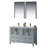 Mance 48'' Double Bathroom Vanity with Ceramic Top-24551108
