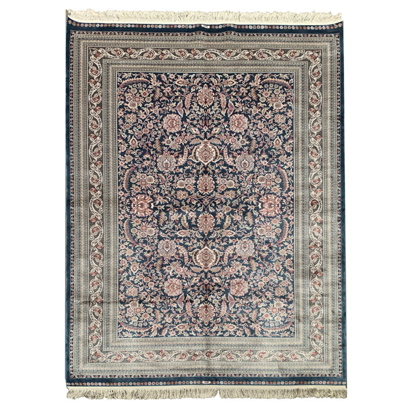 Rectangle Machine Tufted Silk Area Rug