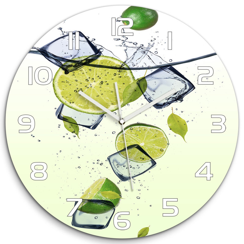 Johntae Glass Wall Clock