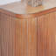 Armoire de rangement décorative, armoire d'appoint moderne avec tablettes réglables, buffet autoportant avec quatre portes, armoire décorative avec 4 portes pour le couloir du salon