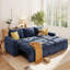 U_STYLE Canapé-lit modulaire rembourré avec espace de rangement-1251512938