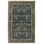 5x8 Light Blue and Green Traditional Rug