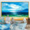 Morning Sunlight On The Sea Waves XXII - Décoration murale nautique et côtière en toile