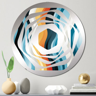Miroir décoratif bleu Amorphe