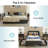 Modern Upholstered Twin Daybed With Bed Rails And Storage Drawers-1275187728