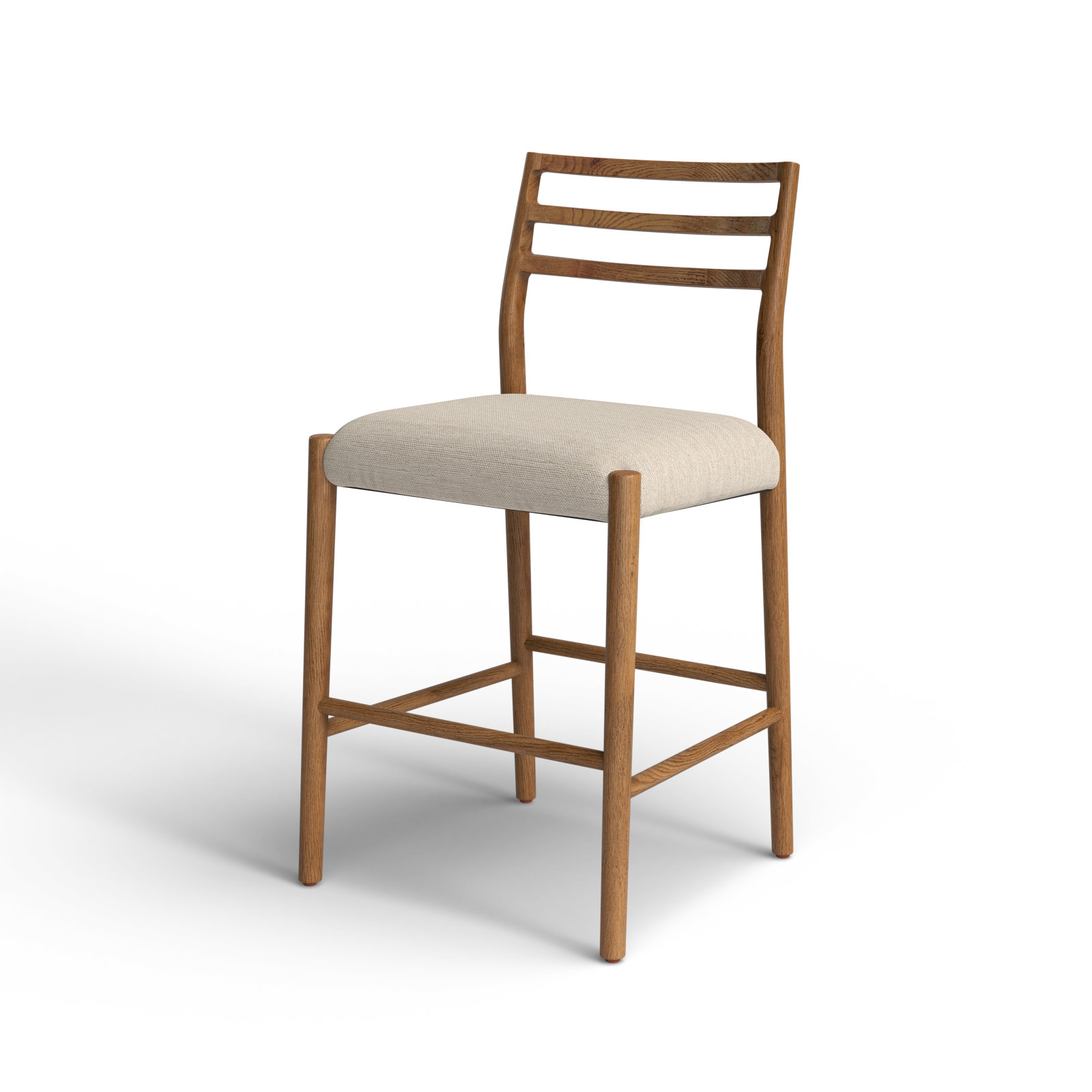 Lindyn " Bar Stool, Smoked Oak, Essence Natural, Counter Stool (26.25" Seat Height)