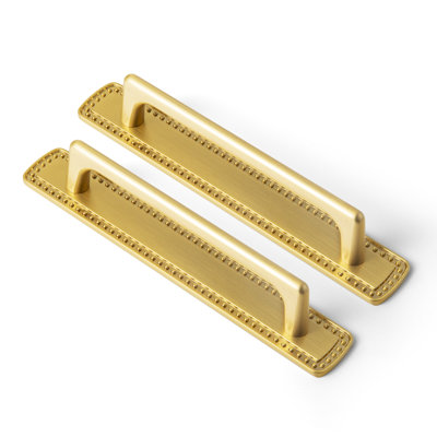Ornate Studded-Edge Cabinet Pull Handles For Kitchen Cabinets, Dressers & Vintage Furniture Makeovers
