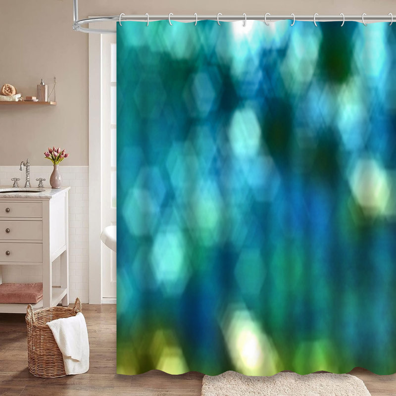 Rideau de douche Abstract Water Shore Relax, L 72 po x l 78 po