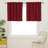 Embossed Blackout Rod Pocket Valance Curtains for Kitchen (Set of 2)-1298689928-1298689937