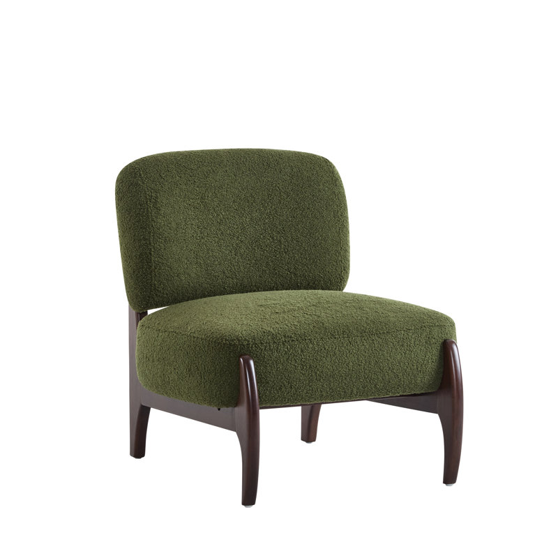 Méridienne moderne de 25,5 po en bois massif. Sièges confortables pour la chambre à coucher, le salon, le bureau. Bois et boucles. Espaces, chambres à coucher, bureaux et spacieux