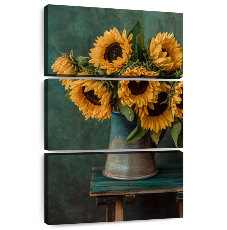 Harnek Withered Sunflowers Vase, 32" H x 20" W
