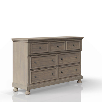 7 Drawer Double Dresser Bedroom Dresser Chest Of Drawers Wooden Dresser