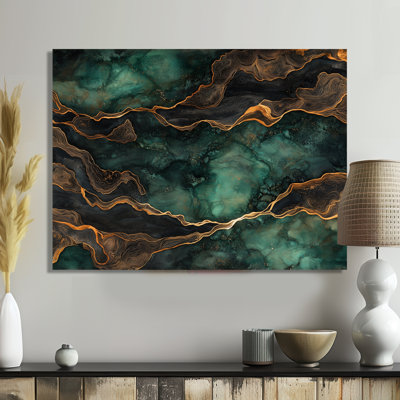 «Shimmering Dream Of Lakes Rivers», reproduction d'art sur toile