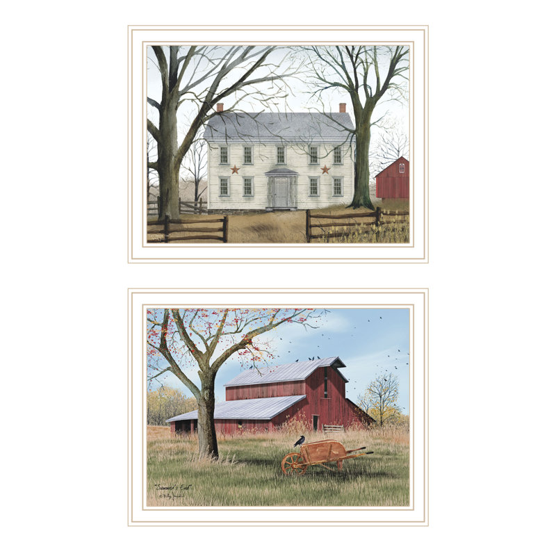 «Trendy Decor 4U», 2 pièces, vignette américaine, impression murale pour salon, chambre à coucher, impression murale pour décoration intérieure par Billy Jacobs