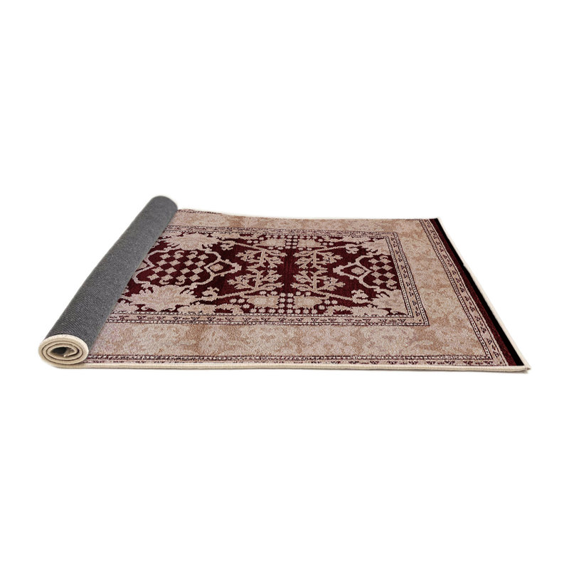 Tapis oriental rouge / beige Arris, Rond 7 pi