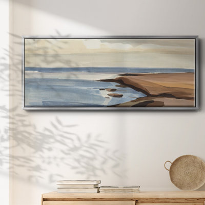 Shore Days II- Framed Canvas
