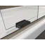 Porte de douche coulissante Levity H 44-5 / 8 - 47-5 / 8 po L avec 3/8 po Verre transparent épais