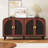 Sideboard Cabinet with Gold Half-Moon Handle