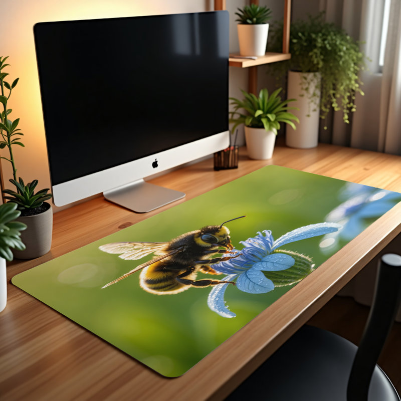 Polyester Desk Pad, 23.6x13.8