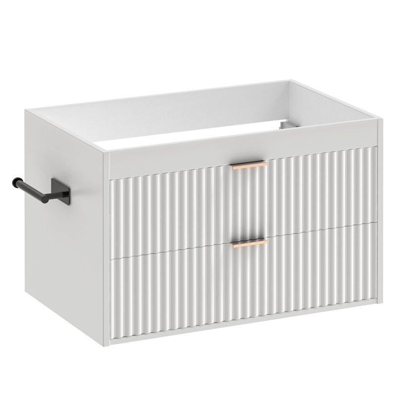 30'' Single Bathroom Vanity Base Only, White