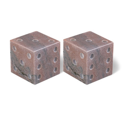 Dice Marble Abstract Figurines & Sculptures