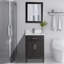 Ensemble de meuble-lavabo simple 24 po avec miroir Lachine-33561514