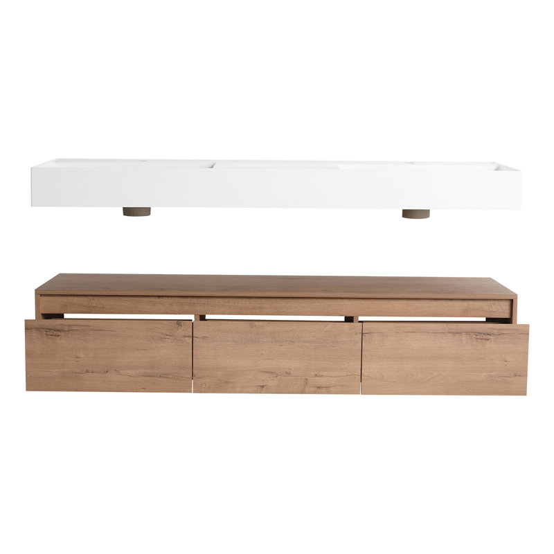 Wall-Mounted Bathroom Vanity