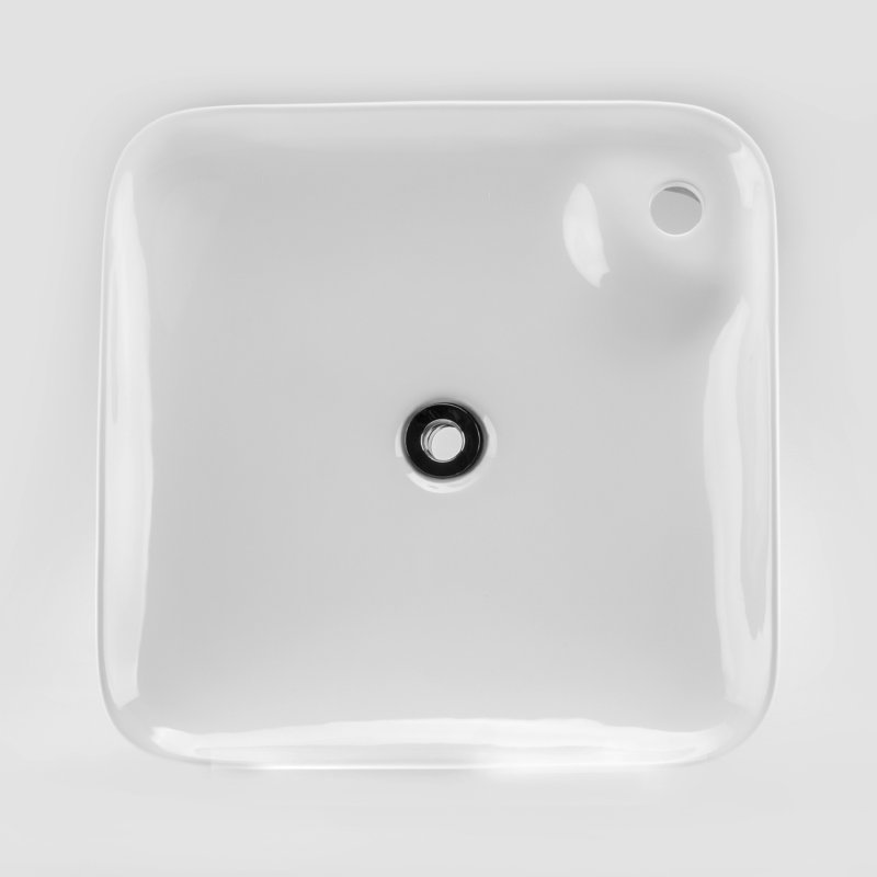 Lavabo de salle de bain carré en céramique pour bateau Ricasso