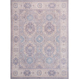 Ziegler 3000 Hand Knotted Wool Oriental Area Rug in Ivory
