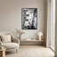 Art mural sur toile en noir et blanc avec texte en gras-421961093