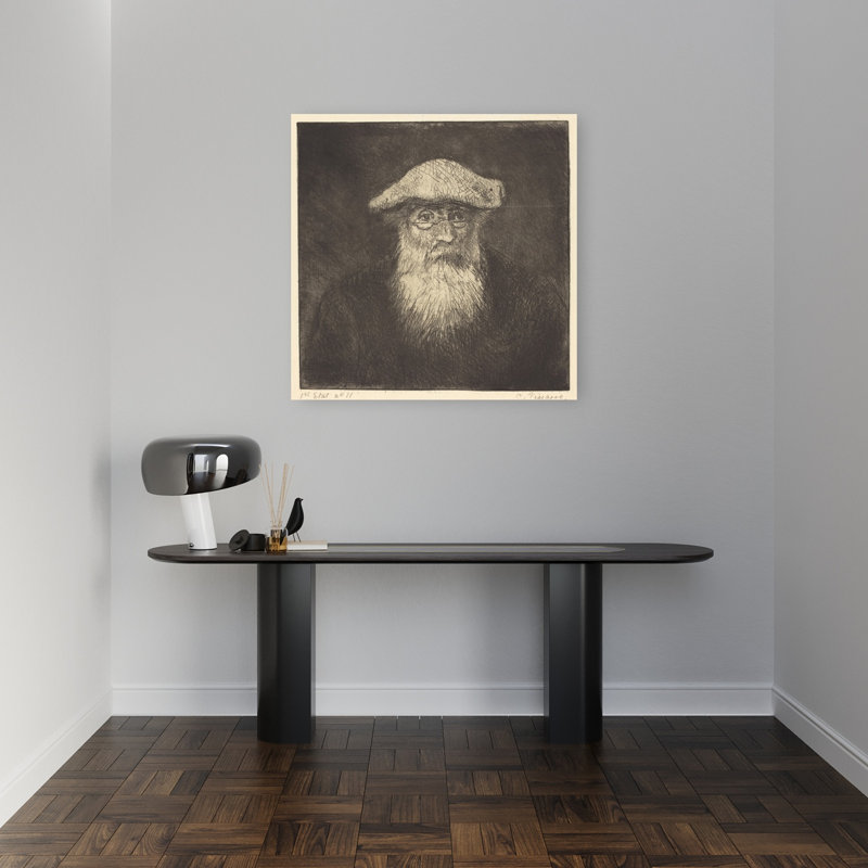 Self-Portrait, C.1890 Abstract Contemporary Wall Art Print by Camille Pissarro - 1 Piece Wrapped Canvas Wall Art