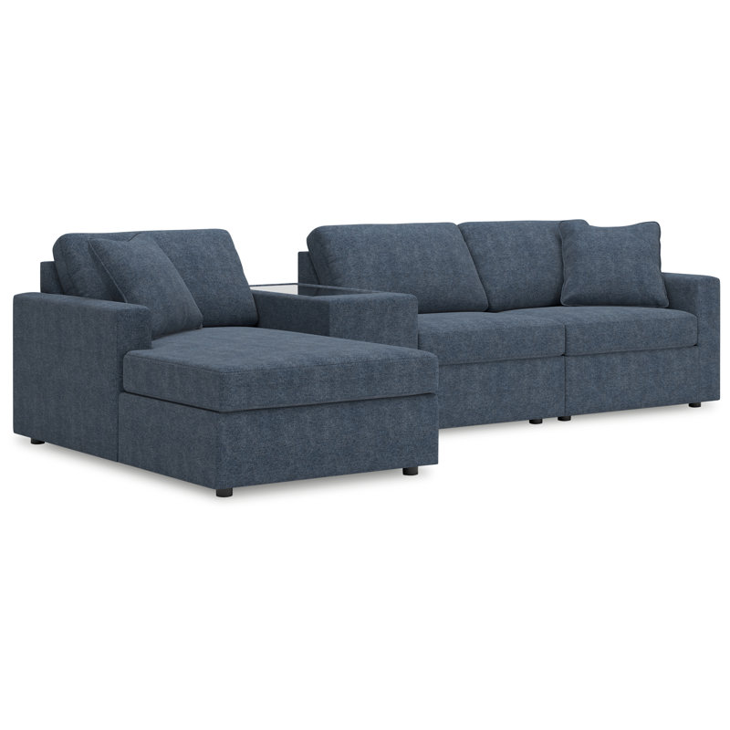 Canapé modulaire 4 pièces avec méridienne Modmax, Orienté à gauche (vu de face)