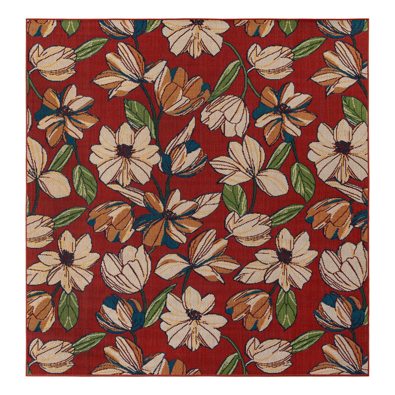 Tapis intérieur / extérieur Camalu Marlenia, Carré 10 pi