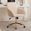 Chaise de bureau réglable, fauteuil, chaise pivotante avec base en métal-1287190379-1287190381