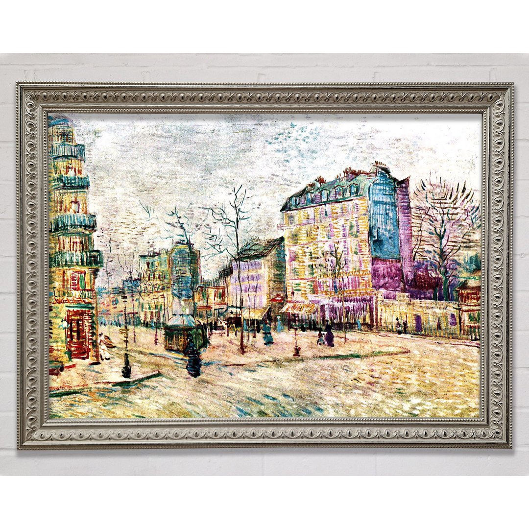 Boulevard De Clichy von Vincent Van Gogh - Einzelne Bilderrahmen Kunstdrucke