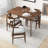 Kayly 4 - Person Solid Wood Solid Wood Top Four Leg Dining Set