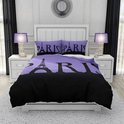Ensemble de housse de couette et insert 5 pièces en microfibre multicolore