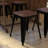Alsadig 18" Table Height Indoor Stackable Metal Stool with Wood Seat-1562963780
