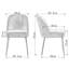 Phillipe Modern Fabric Upholstered Dining Chair with Spring-1283422538