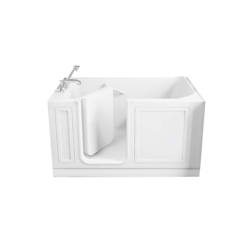 Baignoire tourbillon en acrylique 59,5" x 32,5" walk-in, Gauche