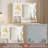 Makeup Vanity Desk with Mirror & Adjustable LED Lights, Modern Vanity Table with Open Shelves & Acrylic-Door Cabinets-1195087667