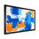 «Blue and Orange Kinetic Energy I», impression d'art mural minimalisme